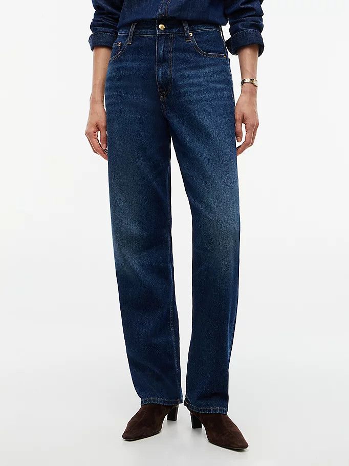 Sarah High Rise Straight Faded Jeans | Tommy Hilfiger UK