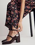 The Maddie Heeled Mary Jane in Patent Leather | Madewell