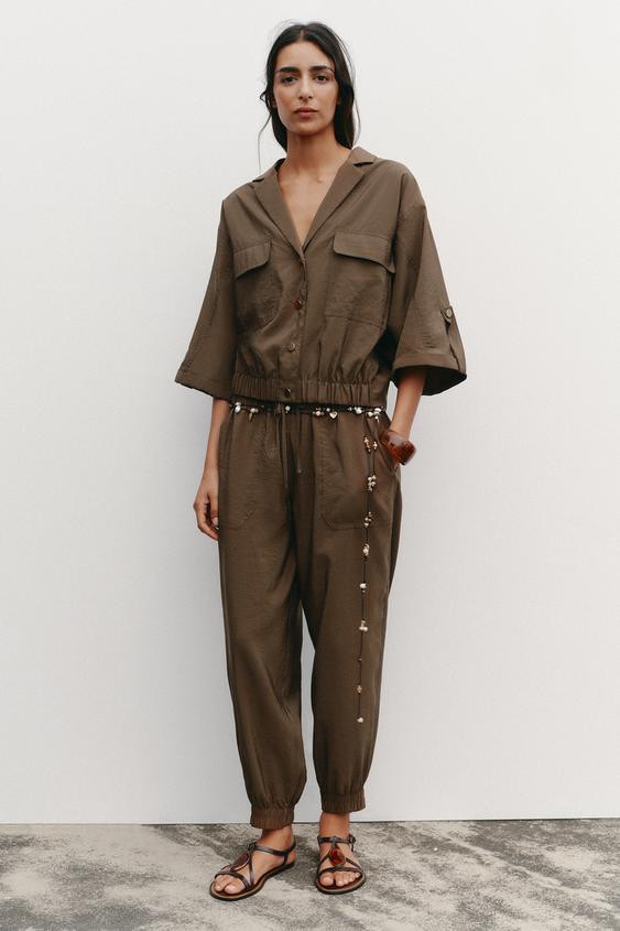 CUFFED HEM PANTS | Zara US