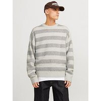 Jack & Jones Jack & Jones Stripe Crew Knitted Jumper, High Rise, Size Xl, Men | Very (UK)