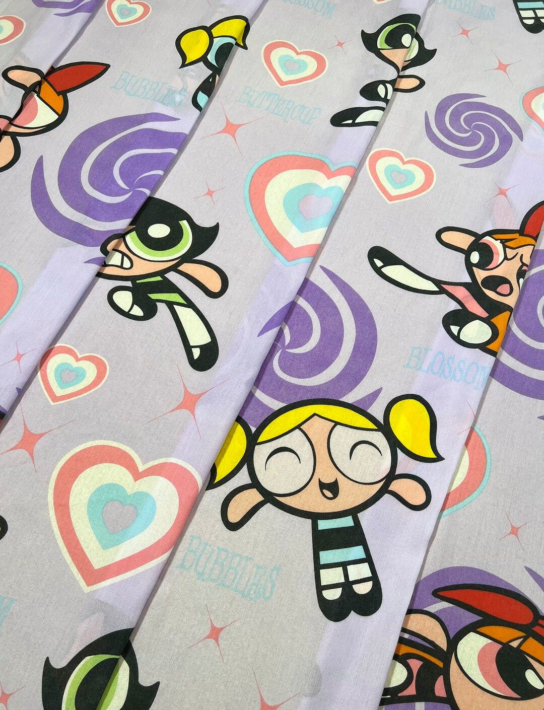 Powerpuff Girls Blossom Bubbles Buttercup 2000 Vintage Flat Fitted Bed Sheet Set - Etsy | Etsy (US)