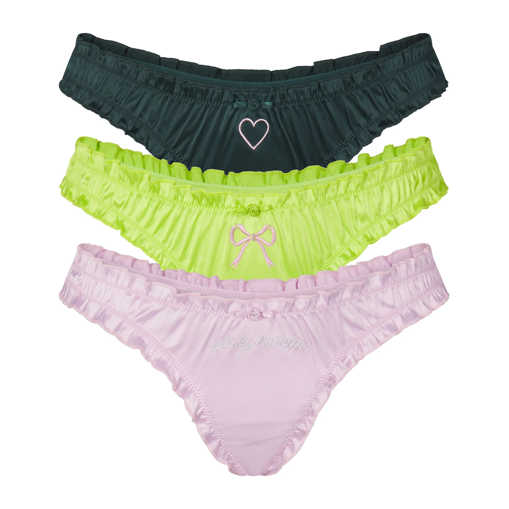 SATIN THONG PACK | SKIMS (US)