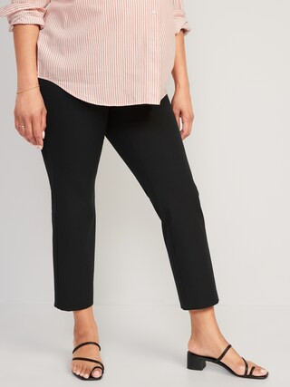 Maternity Side Panel Pixie Flare Pants | Old Navy | Old Navy (US)