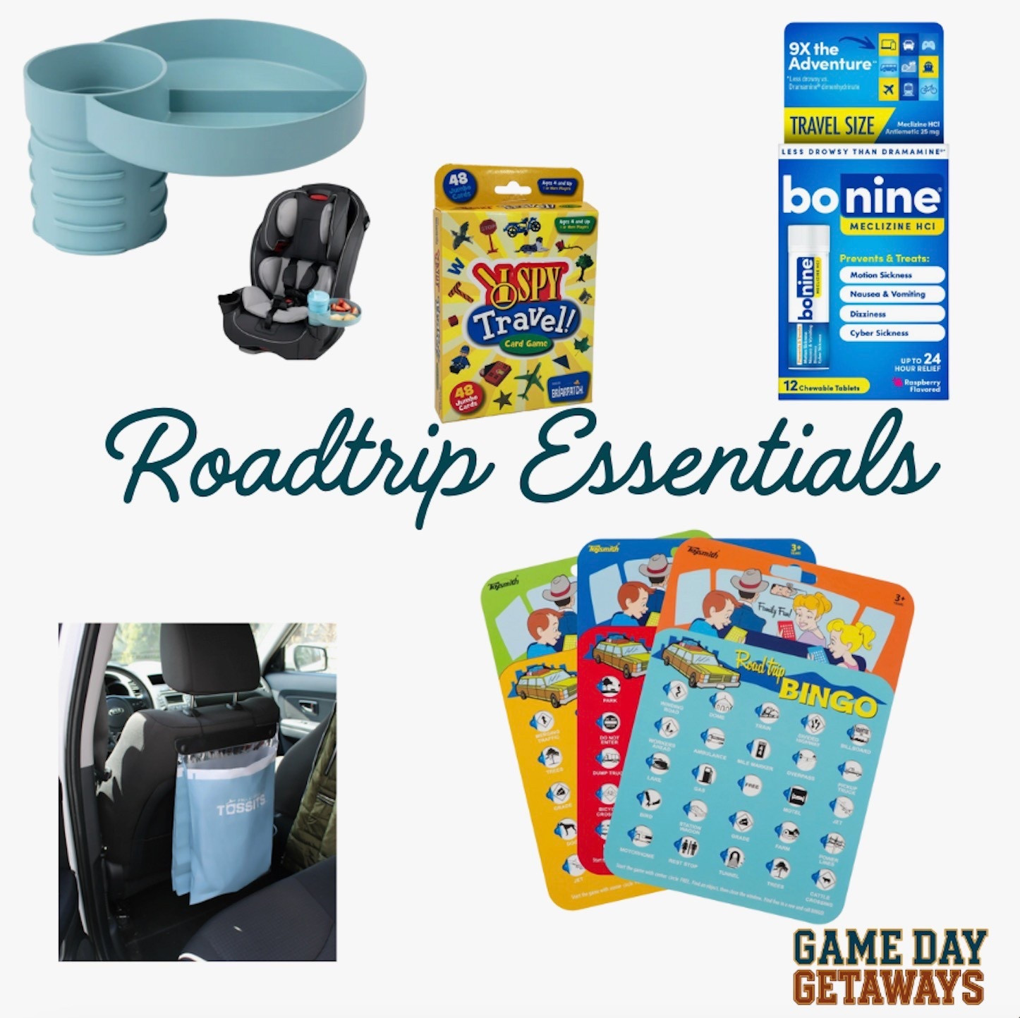 Road trip essentials to help
Make those long car rides a breeze! 