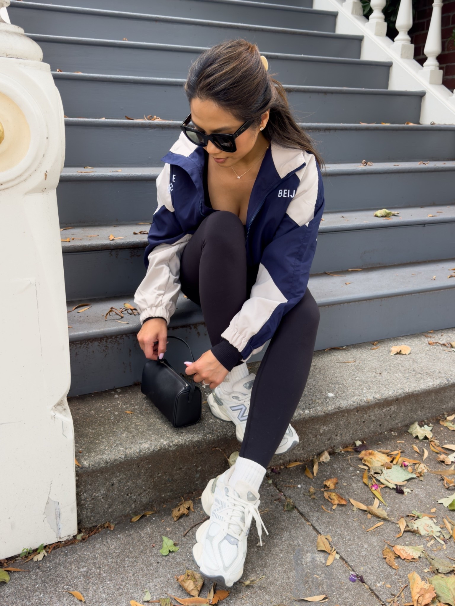 Ootd! Rolled up the windbreaker two times to make it a little more cropped style 

Sizing:
Windbreaker - S
Leggings - S
Top - old from Alo, linked similar 
Sneakers - sized down 1/2 size

#LTKPetite #LTKfitnessgoals #LTKootd