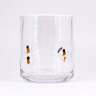 Madison Home 16 fl oz Icon Glass Bees | Target