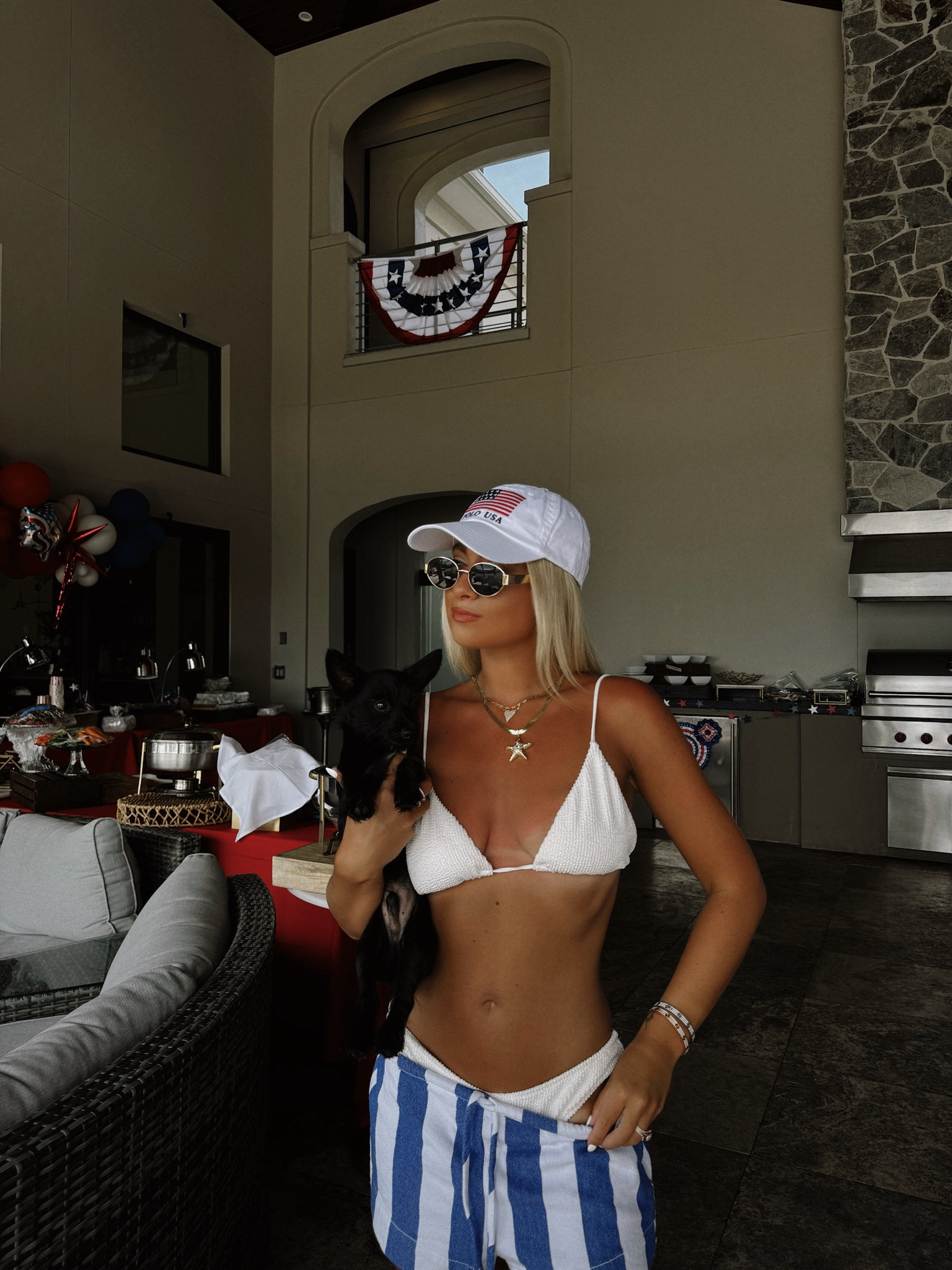 size small shorts & swimsuit 🇺🇸

#LTKSummerSales #LTKSwim #LTKSeasonal