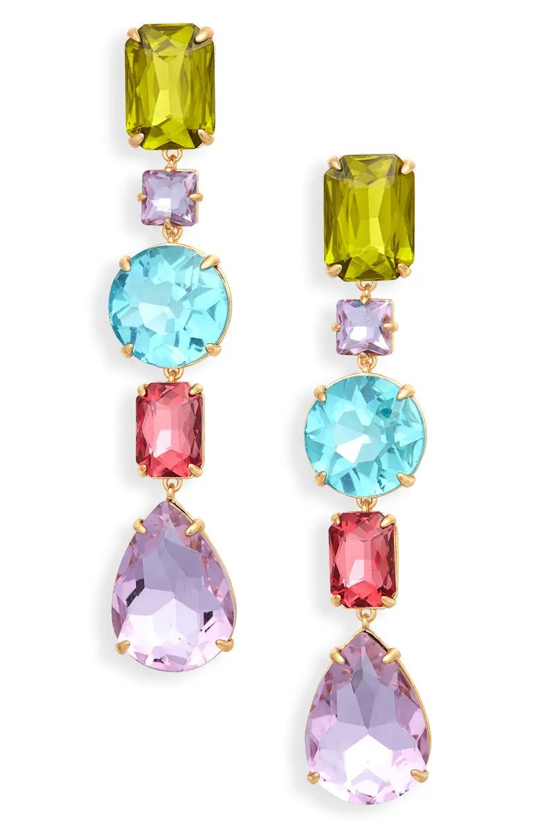 Lele Sadoughi Crystal Linear Drop Earrings | Nordstrom | Nordstrom