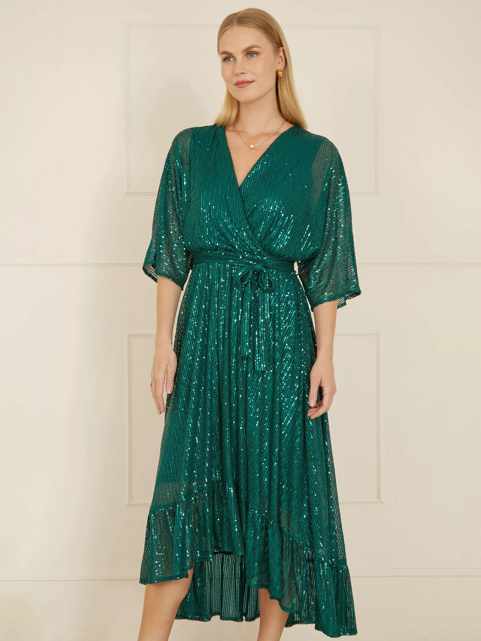 Yumi Kimono Sequin Dress | John Lewis (UK)