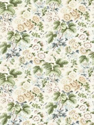 Scalamandre Highgrove Linen Print Rich Cream Fabric | DecoratorsBest