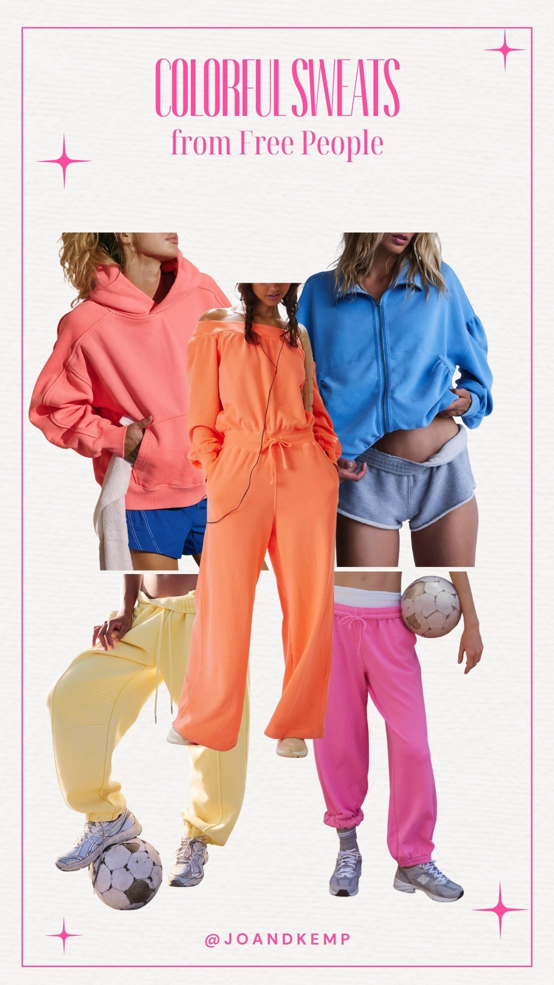 Colorful sweats from Free People! 💗🧡

#LTKActive #LTKStyleTip #LTKSeasonal