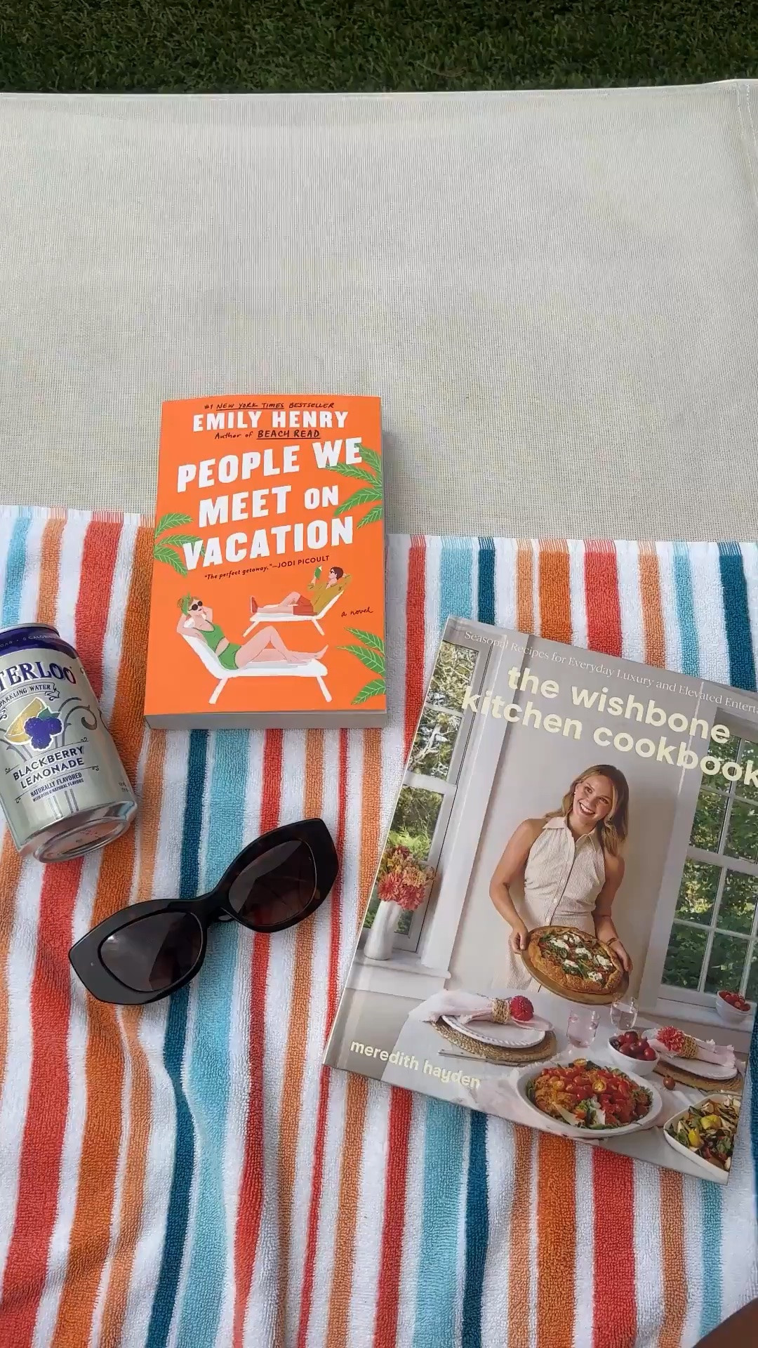 Pool day essentials!

The wishbone kitchen cookbook is over half off now!

new summer books, beach book, beach reads, cookbooks, grace white

#LTKSaleAlert #LTKTravel #LTKSwim