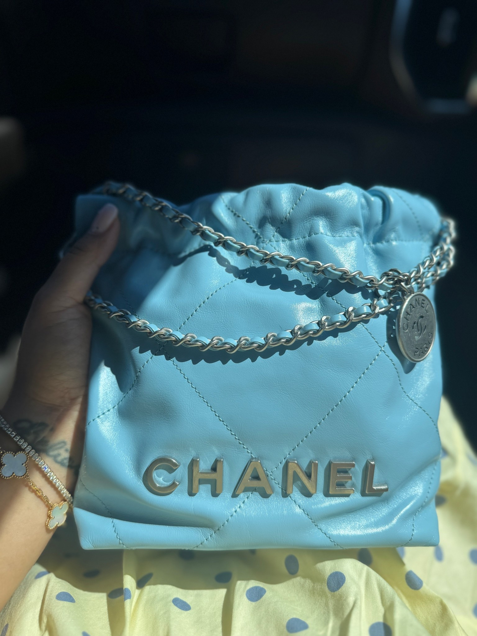 Bag of the day 🩵✨ @Fashionphile 

#LTKootd #LTKdayinmylife #LTKgrwm