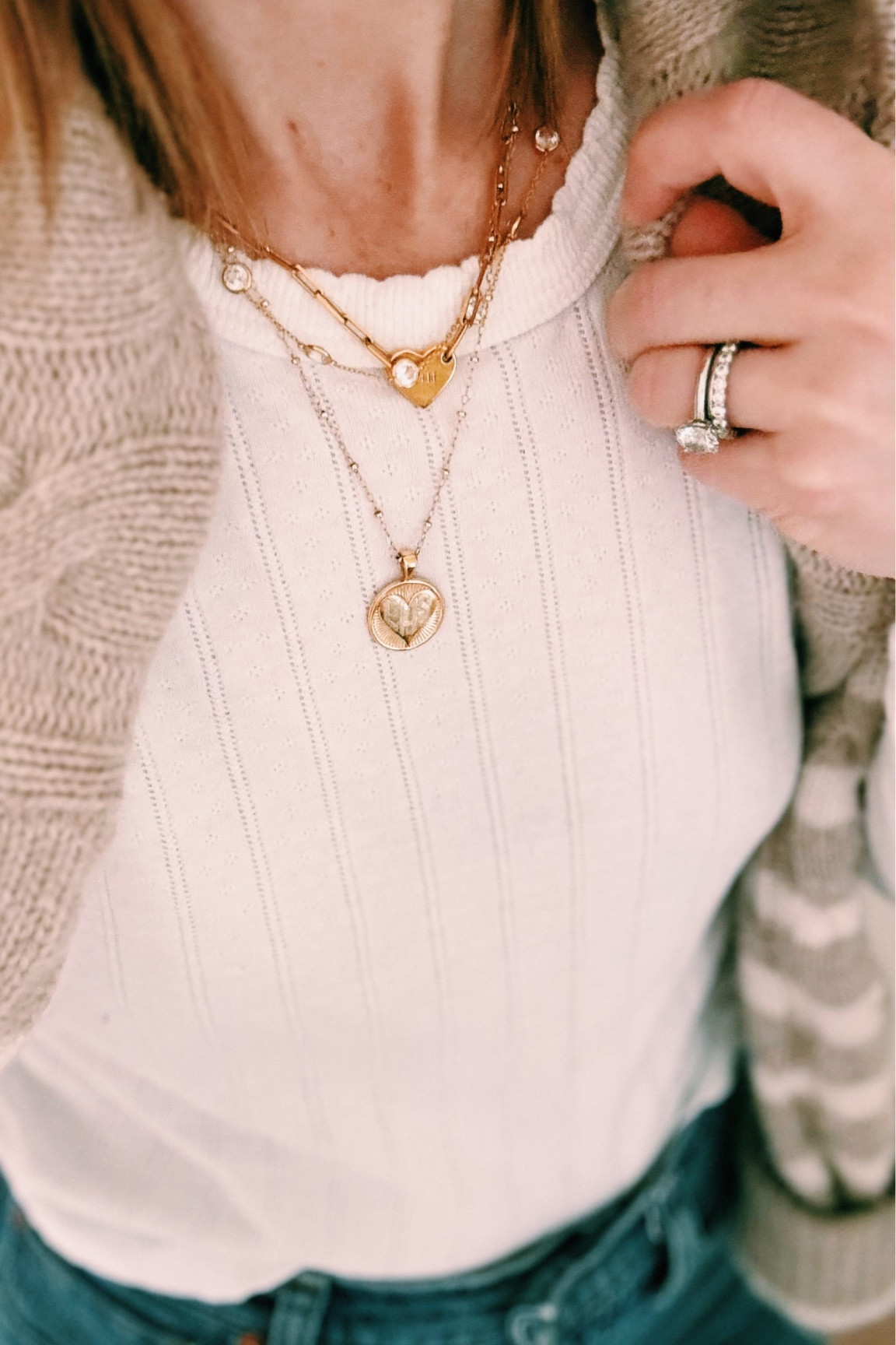 Winter necklace routine ❤️