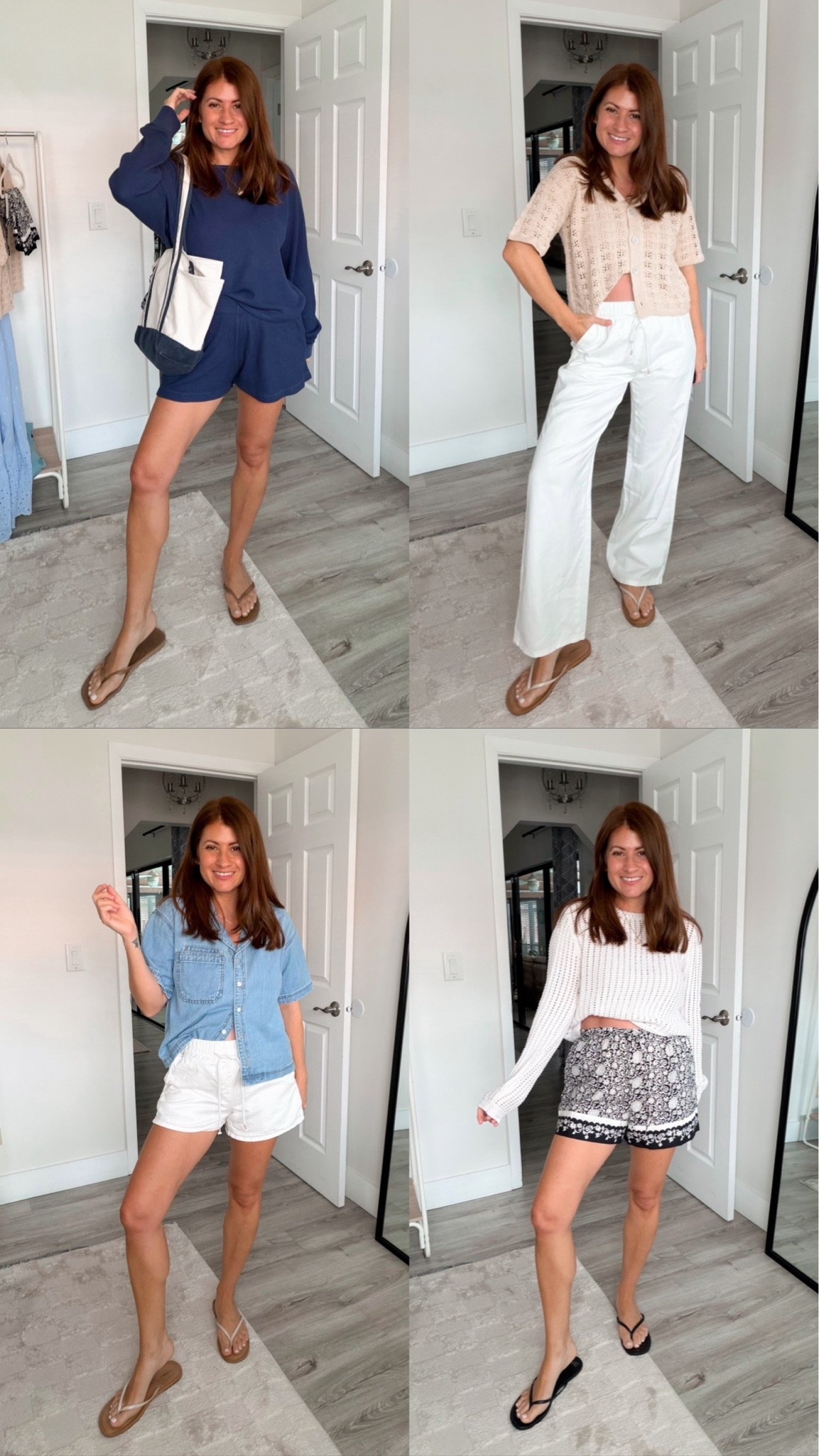 New @Target  arrivals that I’m loving! 

Wearing: 
Black-and-white shorts – size small
White pull on shorts – size small
Denim top – size
Pull on jeans – size small
Waffle top – size medium
Waffle shorts – size small
Sweater top – size small

#LTKOver40 #LTKSeasonal