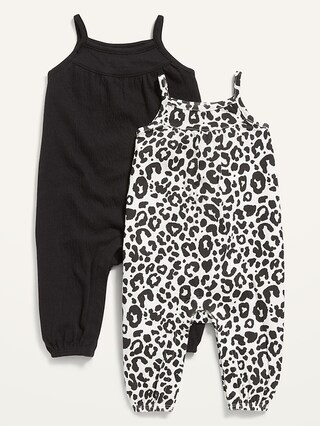 Sleeveless Shirred Jumpsuit 2-Pack for Baby | Old Navy (US)