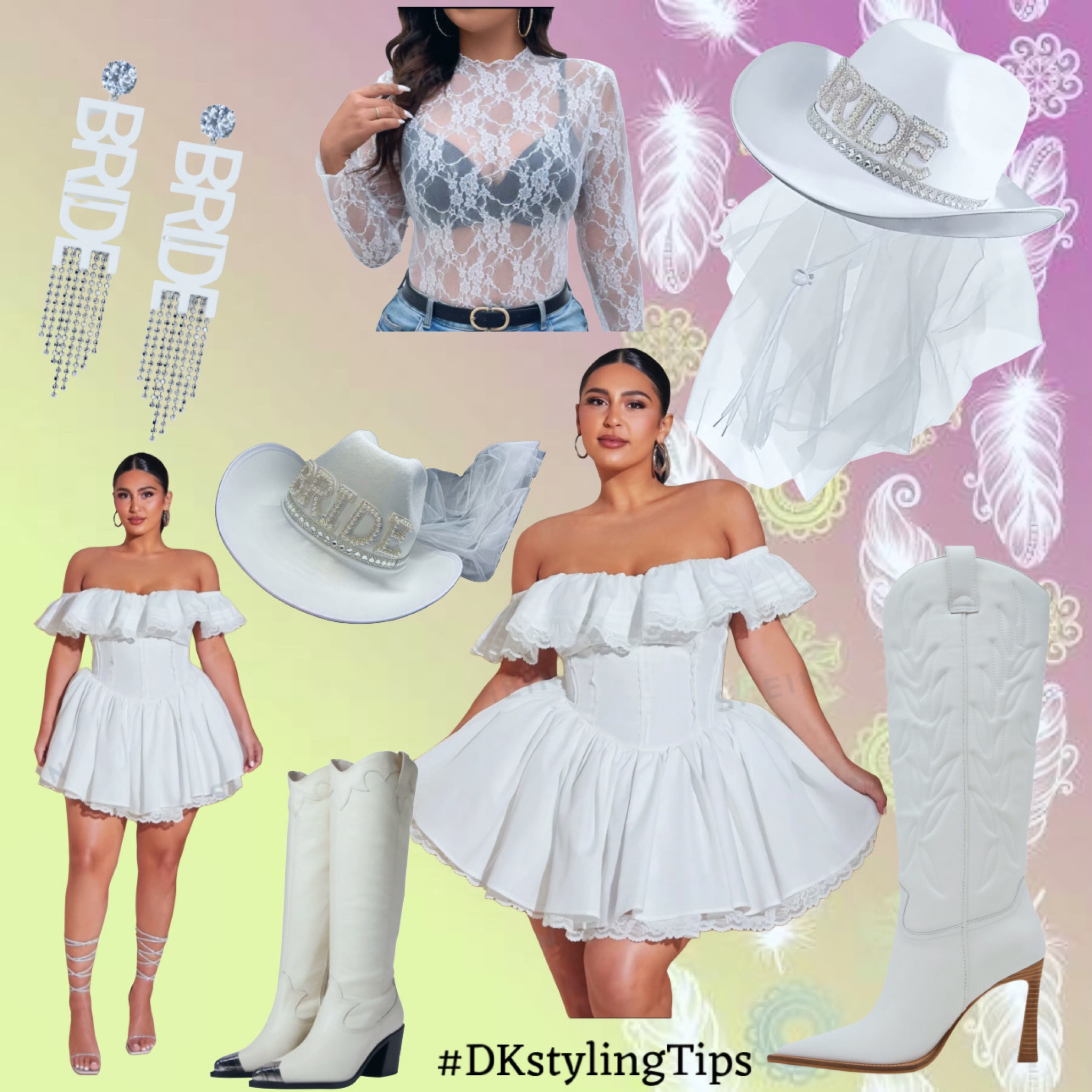 A cutesy Bohemian bride in all her demureness 🥰

#LTKParties #LTKWedding #LTKPlusSize