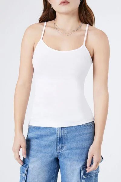 Organically Grown Cotton Scoop Neck Cami | Forever 21