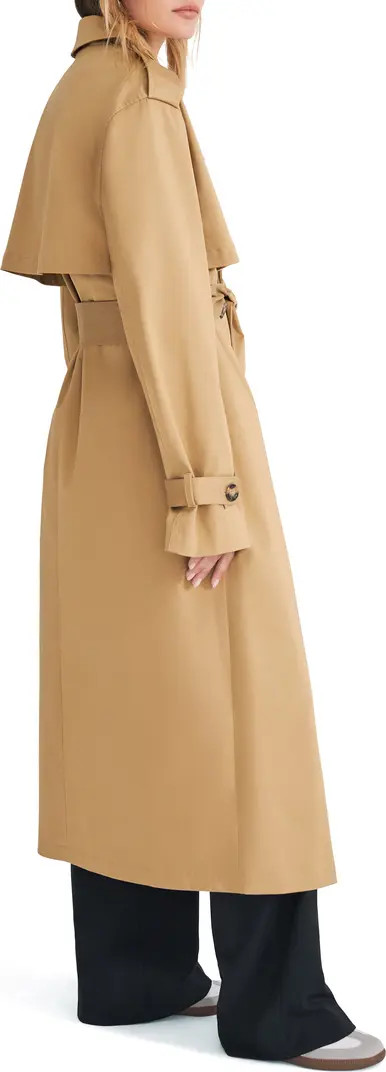 The Charles Tie Waist Double Breasted Trench Coat | Nordstrom Rack