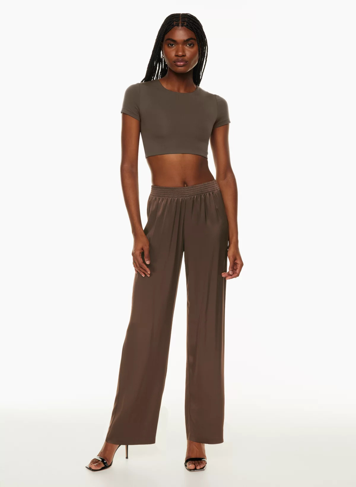 TRIBUTE SATIN PANT | Aritzia