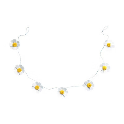 1ct Felt Floral Banner Blue/White Twine - Spritz™ | Target