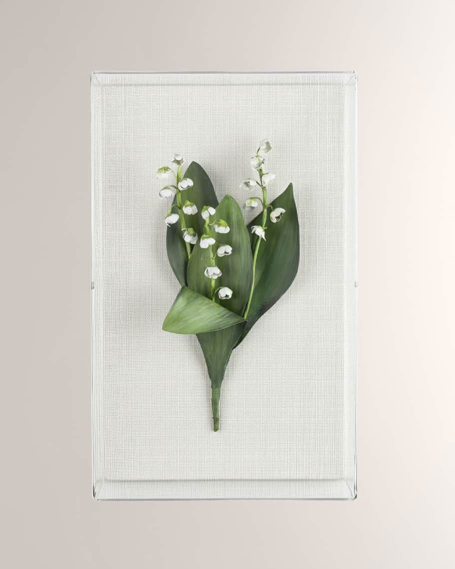 Charlotte Moss for Tommy Mitchell Lily of the Valley May Birth Flower Wall Art | Neiman Marcus