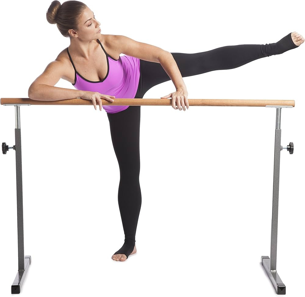 GoFit GoBarre Home Workout Set – Adjustable, Portable Ballet Barre w/Resistance Bands, Core Ab ... | Amazon (US)