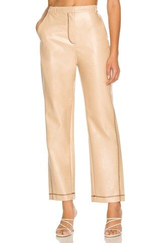 L'Academie Olenna Pant in Beige from Revolve.com | Revolve Clothing (Global)