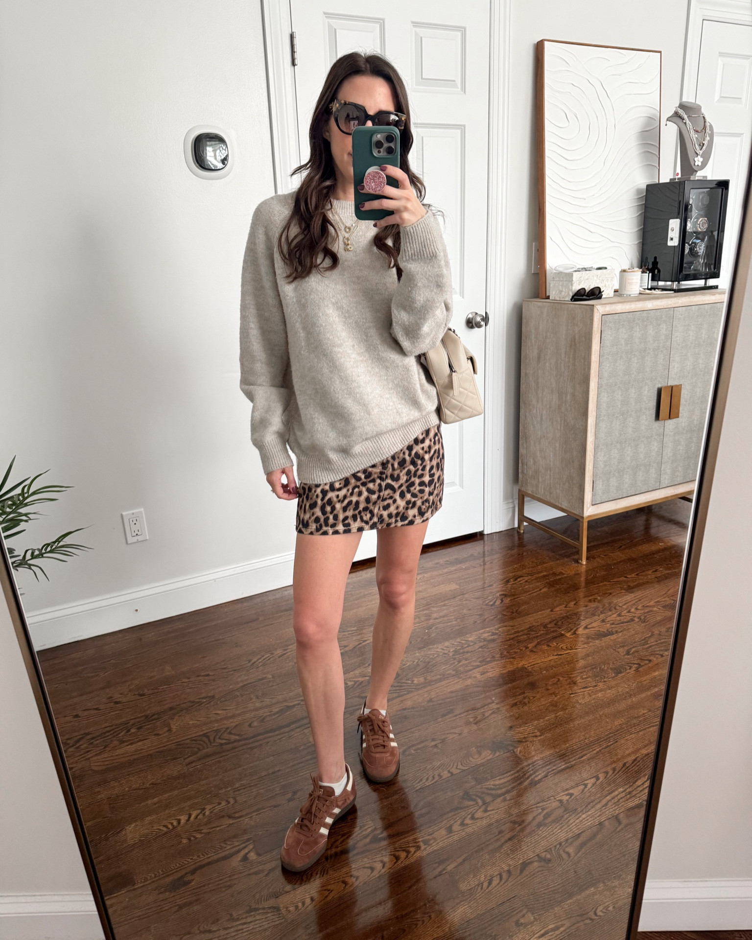 Leopard mini skirt, day to night! 

#LTKfindsunder100 #LTKstyletip #LTKsalealert