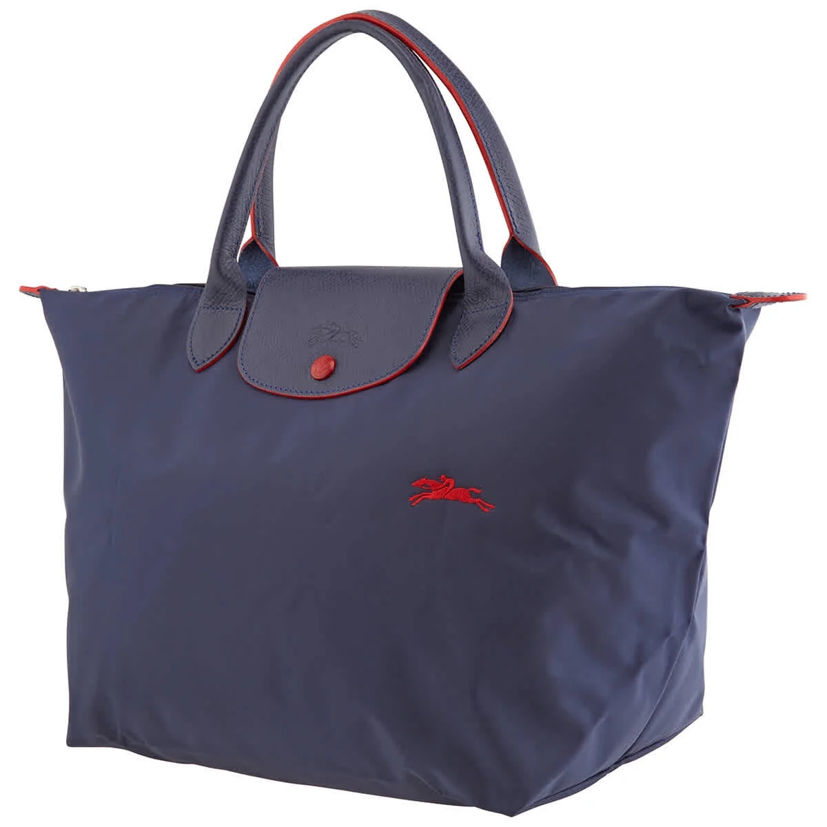 Longchamp Ladies Le Pliage Top Handle Bag M - Navy | Walmart (US)