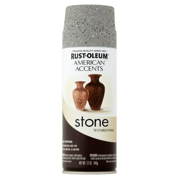 Rust-Oleum Gray American Accents Stone Spray, 12 oz | Walmart (US)