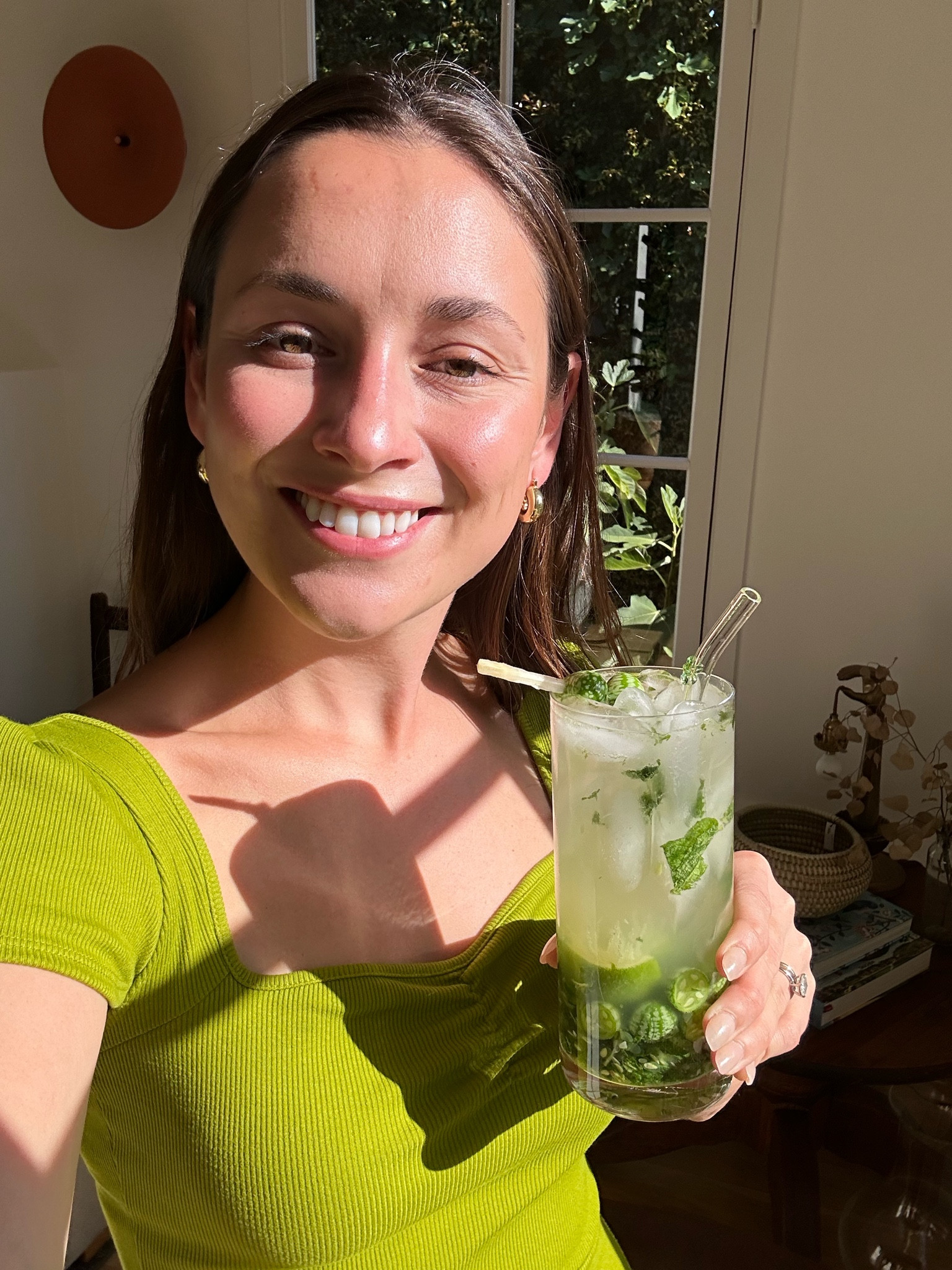 Cocktail hour just got more fun with this Cucamelon Mojito! 🍹 From my stylish garden-to-bar attire to my must-have cocktail essentials, shop my look and tools right here. Can't find cucamelons? Simply swap with cucumber! 🥒 💌💻 #GardenToGlass #CucamelonMojito #LTKstyle