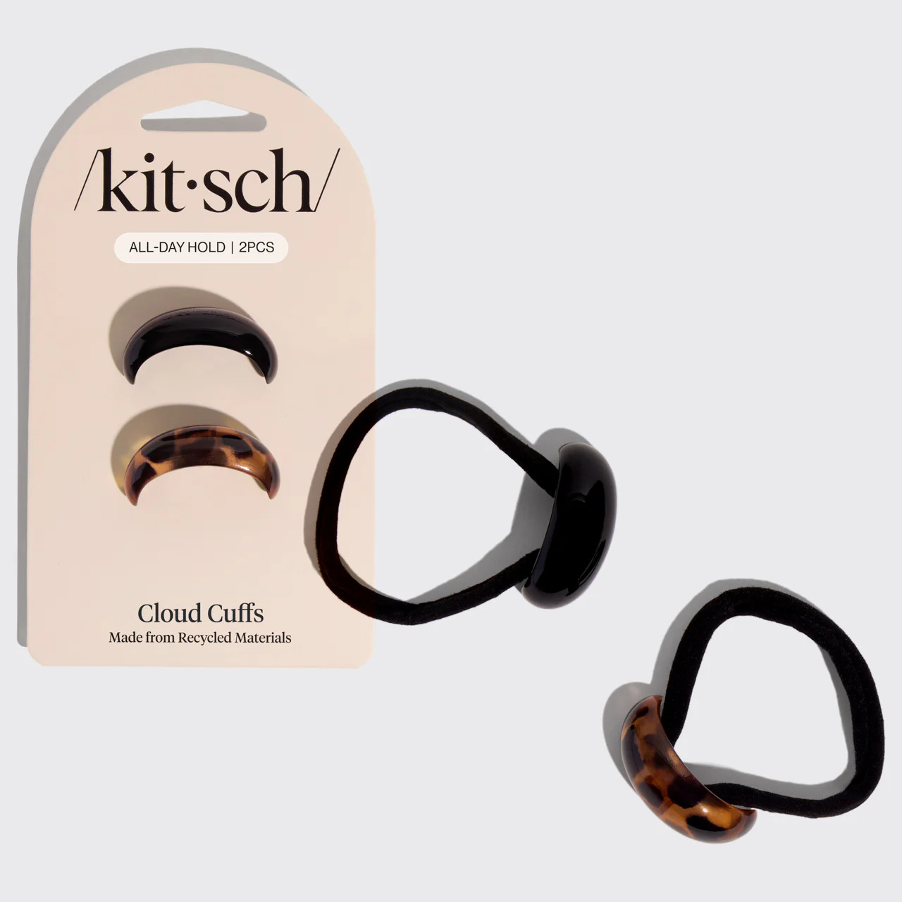 Black & Tort Cloud Cuffs - Small | KITSCH | Kitsch