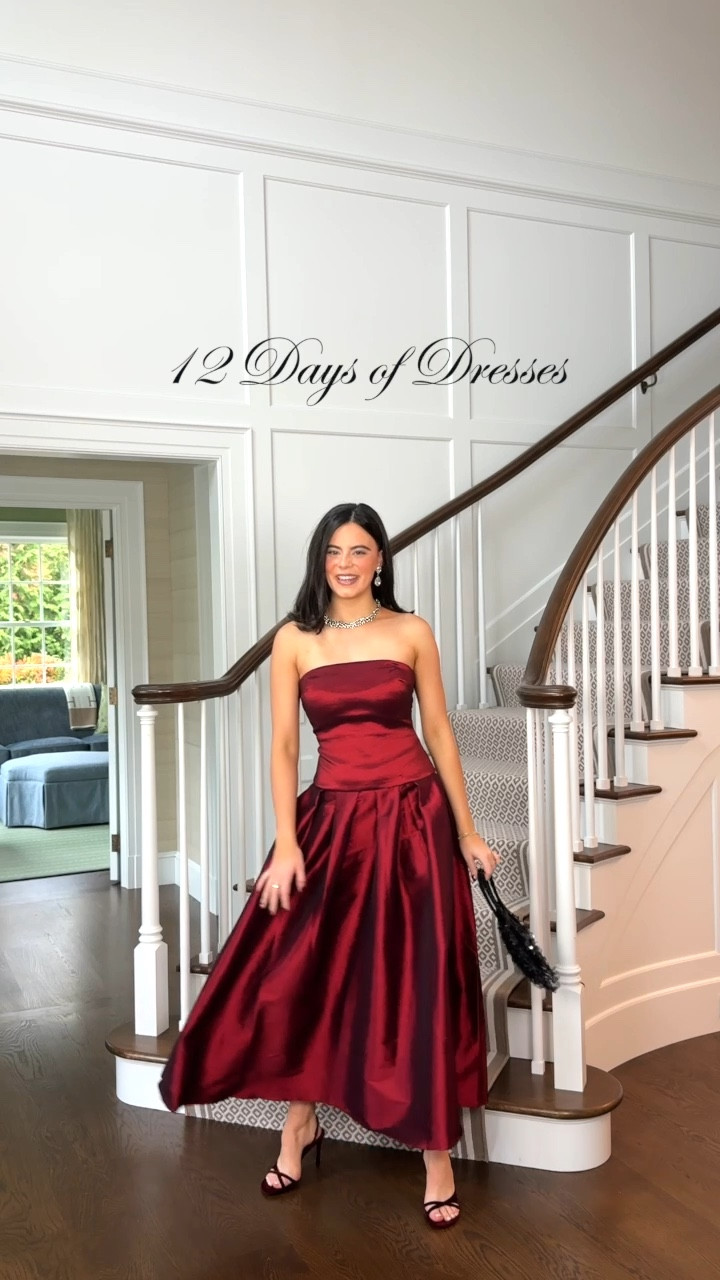 12 Days of Dresses | Day 6
A stunning strapless burgundy moment! Fit for any black-tie wedding or formal event this holiday season. Elegant, timeless, and guaranteed to turn heads the second you walk in!



#LTKdayinmylife #LTKHoliday #LTKGiftGuide