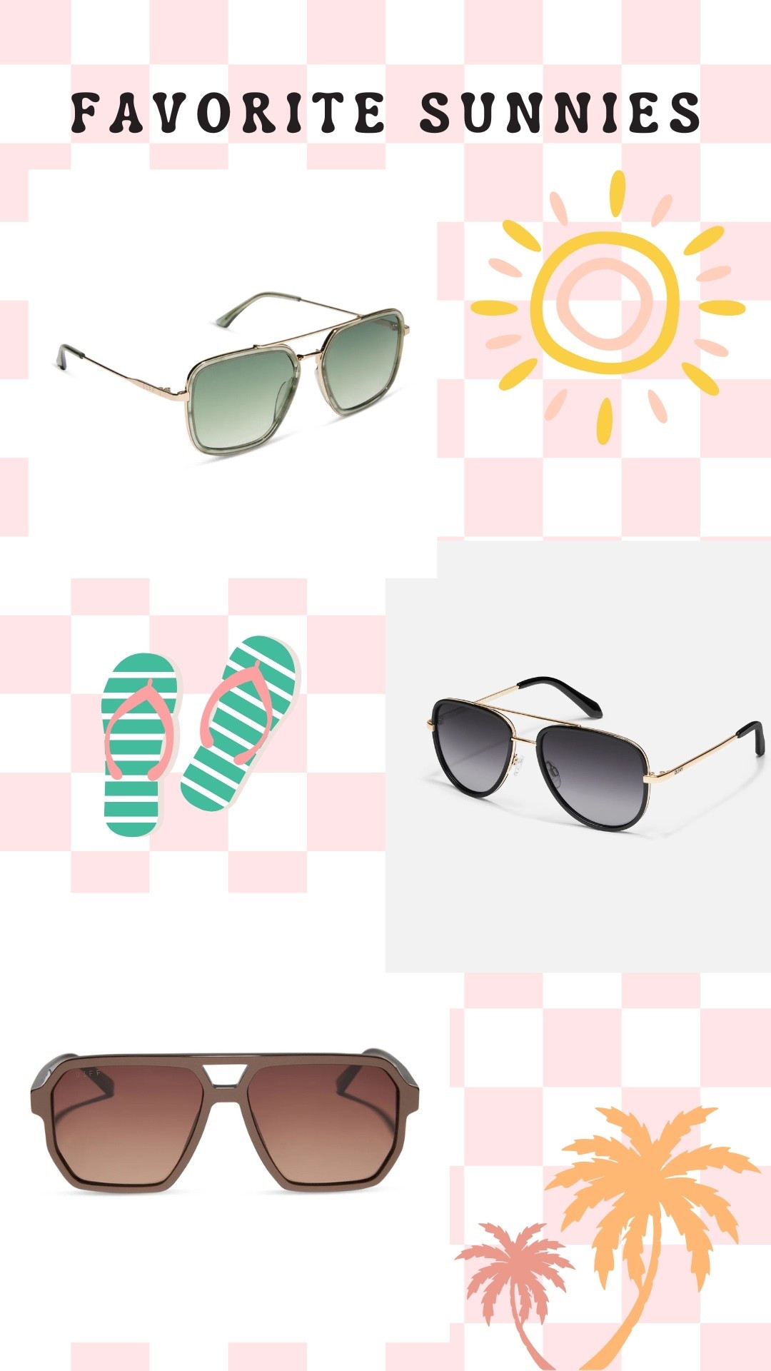 Favorite Sunglasses 

#LTKFindsUnder50 #LTKStyleTip #LTKBeauty