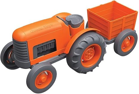 Green Toys Tractor Vehicle, Orange | Amazon (US)