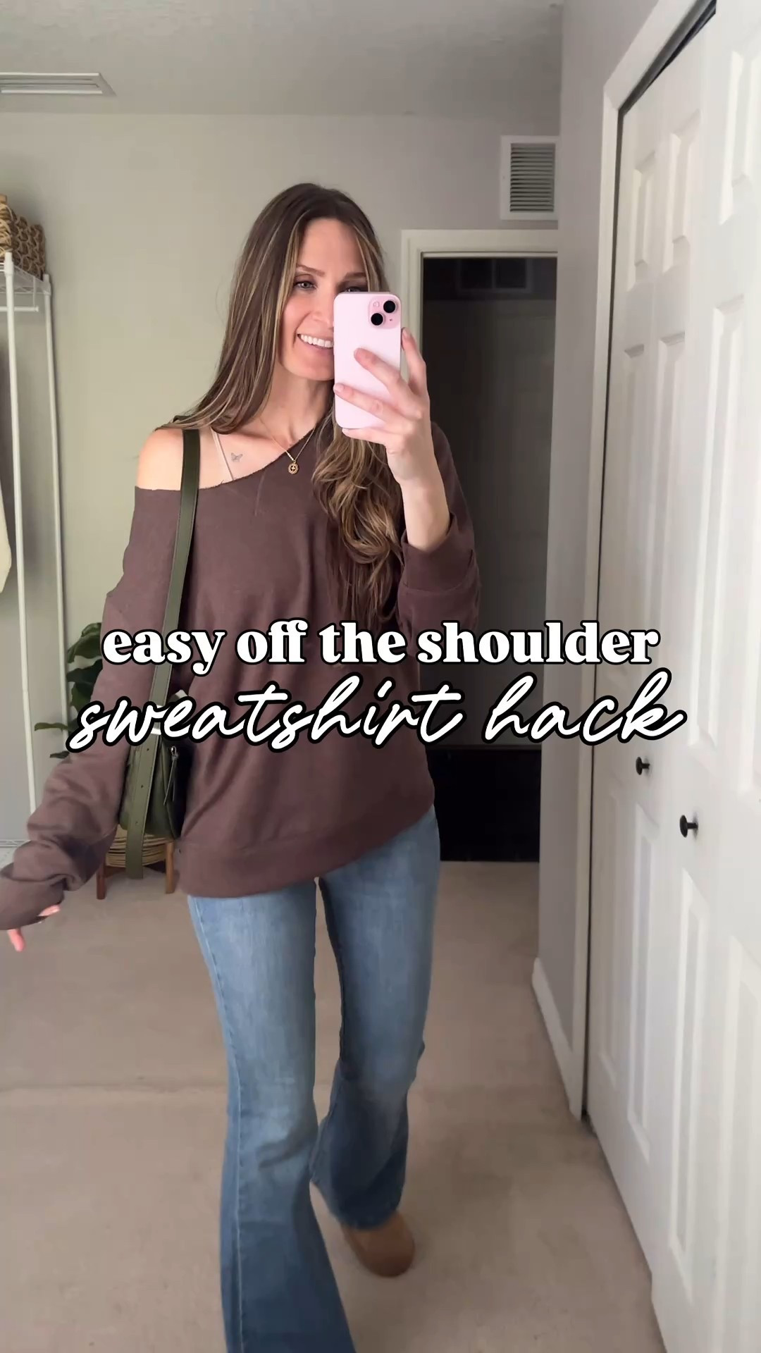 an oldie but a goodie- the song & this diy off the shoulder sweatshirt hack! I had so many requests for a diy after I shared this outfit! This hack is nothing new- we’re talking 80s at least! & I’ve been doing it for years- except it was apparently not cool last year 😅😂😋 I still love it! It’s a super easy way to look a little more stylish!

**sizing:
Sweatshirt: m, fits tts
Jeans: 2, fit tts
Clogs: 8.5, fit tts

#diyhack #diyclothing #diyclothinghack #falldiy #falldiys #diysweatshirt #walmartfashion #walmartfalloutfit #walmartfinds @walmart @walmartfashion #walmartshopping #walmartforthewin #walmartstyle 

#LTKStyleTip #LTKShoeCrush #LTKFindsUnder50