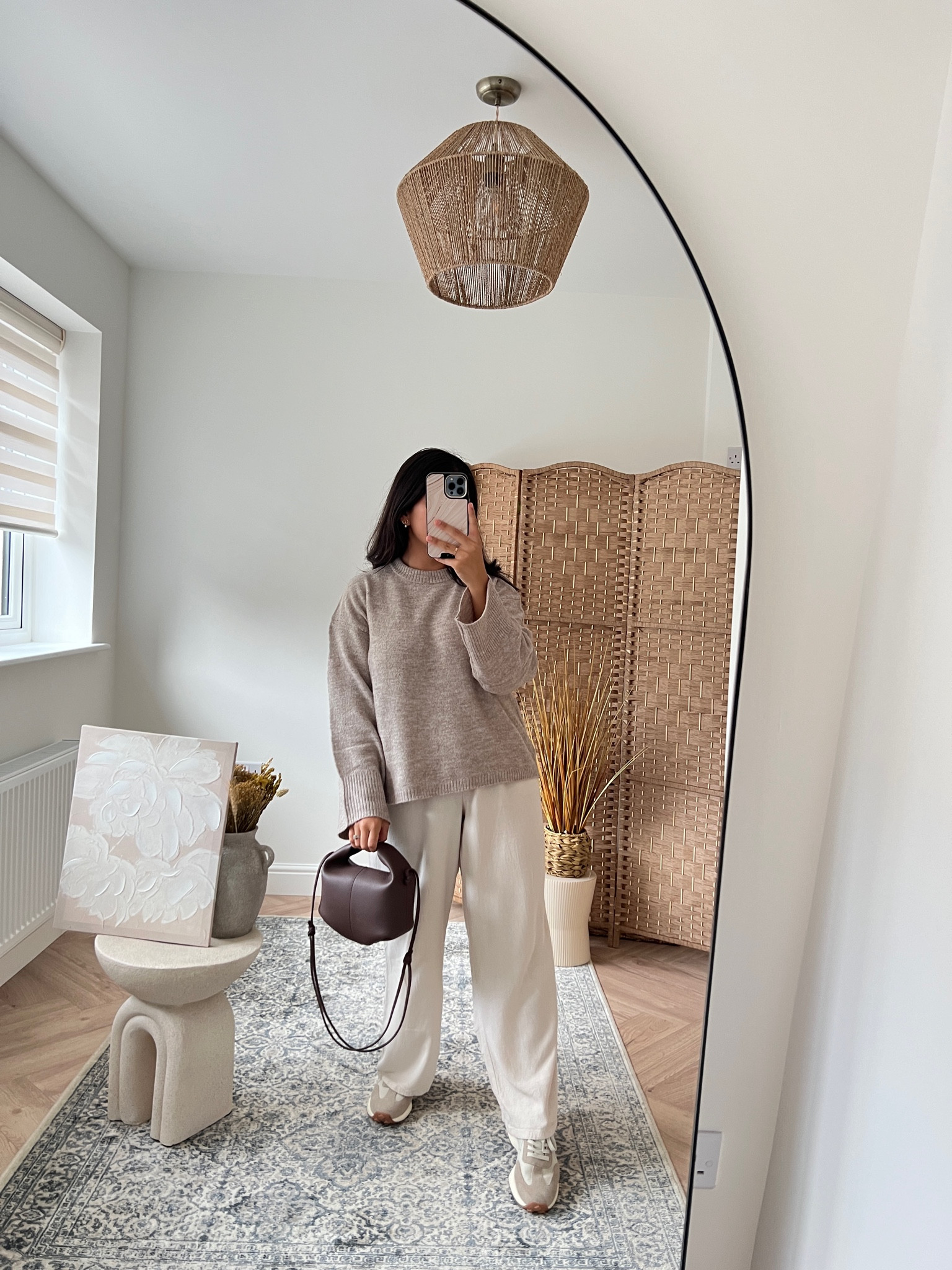 neutral outfits ☁️

- size S in jumper 
- size 10 in trousers 

#LTKstyletip #LTKSeasonal #LTKworkwear