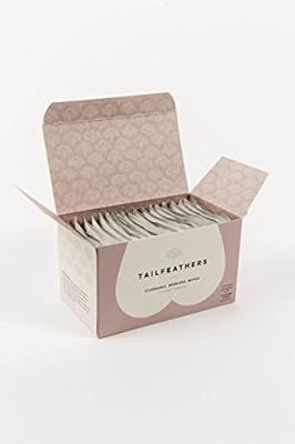 Tailfeathers (Coconut Hibiscus Individually Wrapped Biodegradable flushable Wipes with Natural Pl... | Amazon (US)