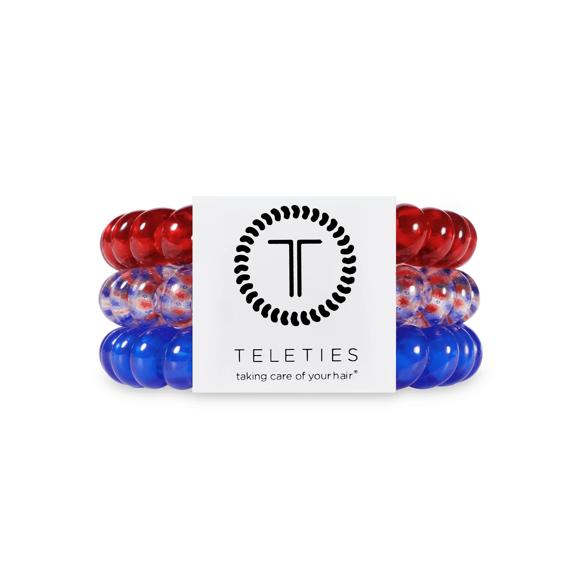 Patriot Pop Large Hair Ties | TELETIES