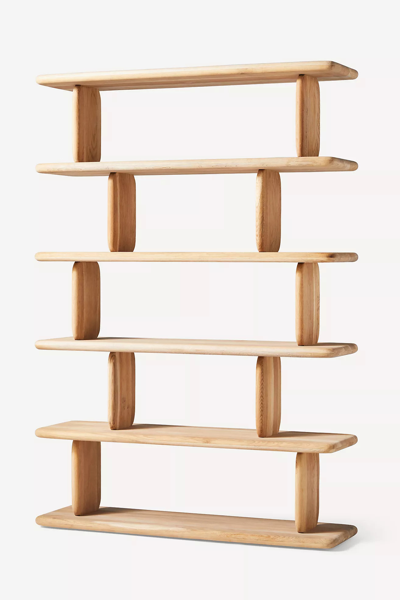 Kalle Sculptural Oak Bookshelf | Anthropologie (US)