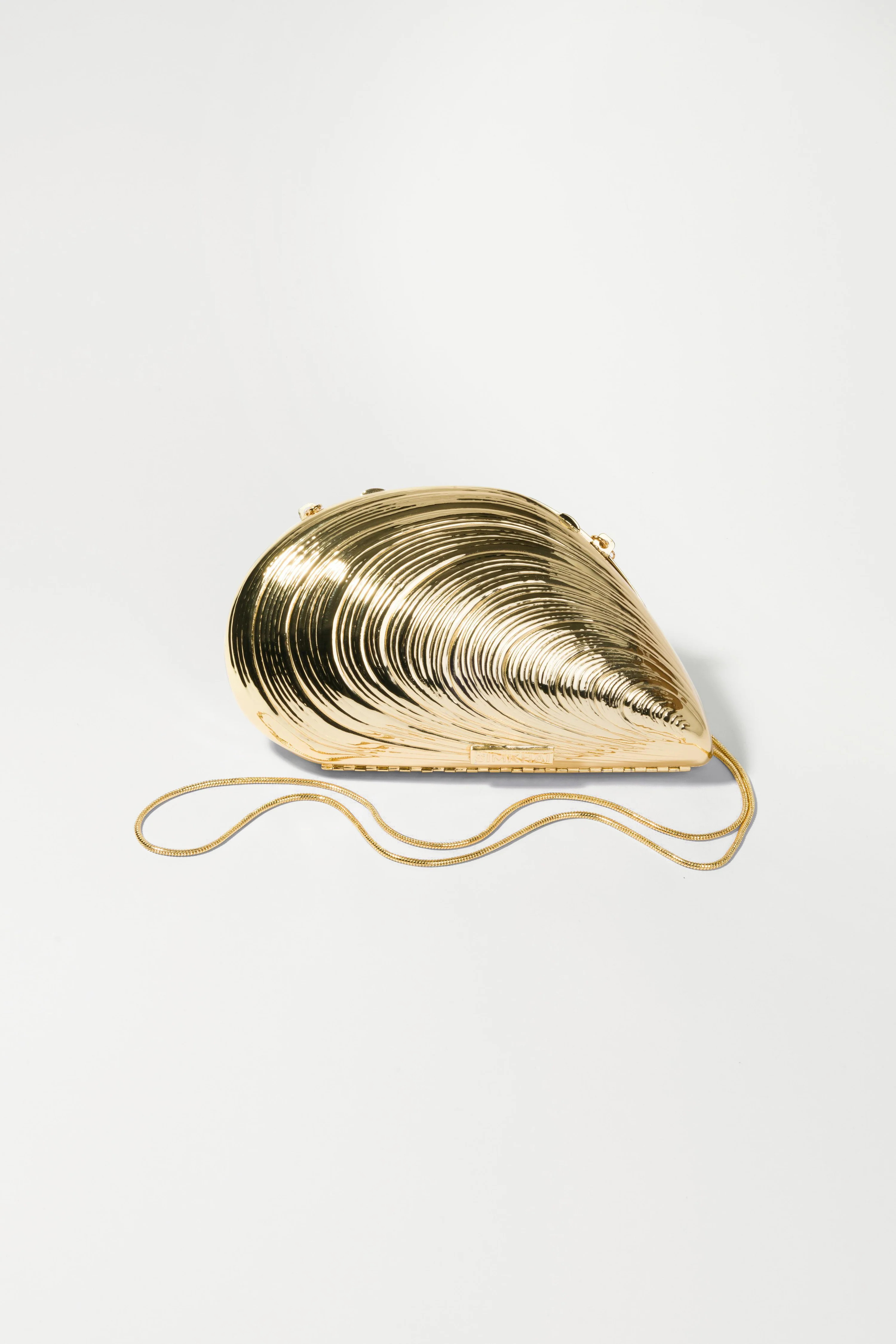 Bridget Metal Oyster Clutch | Simkhai