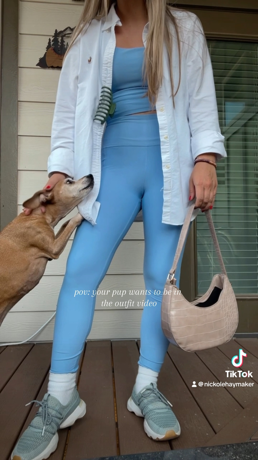 Favorite blue set for Pilates this week! 🩵🩵🩵 Wearing a small for reference for both top and botttoms. Also wearing an oversized (medium) mens polo button down for easy cover up. 

#oldnavy #oldnavyfitness #pilates #yoga #workoutsets #fitness #leggings 

#LTKFindsUnder50 #LTKStyleTip #LTKFitness