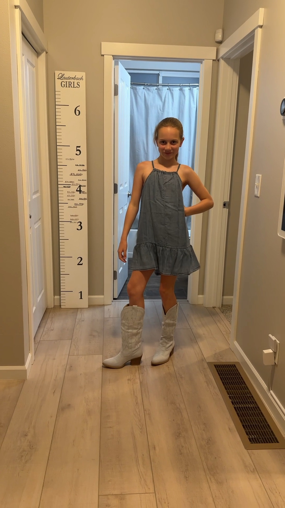 Pulling together our outfits for family pictures! We are doing them at our families orchard and going with a casual denim and boot vibe! Let me tell you finding something age appropriate for my tween girl (11) was a search fest!! Linking for those mamas looking for something similar! 

#LTKKids
