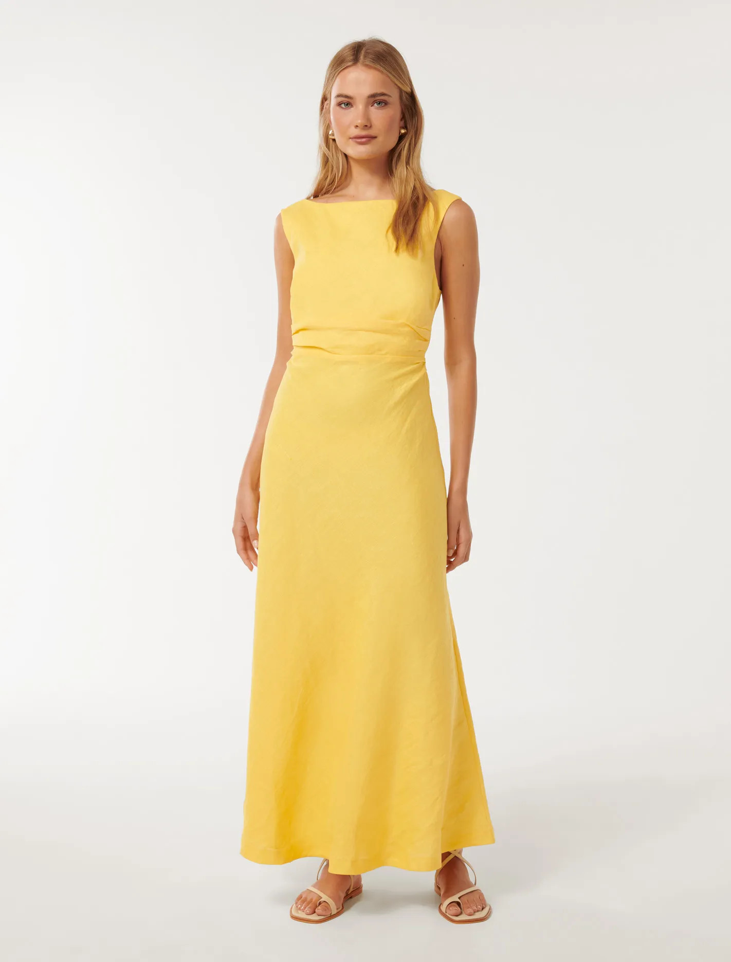 Tania Linen Midi Dress | Ever New (CA)
