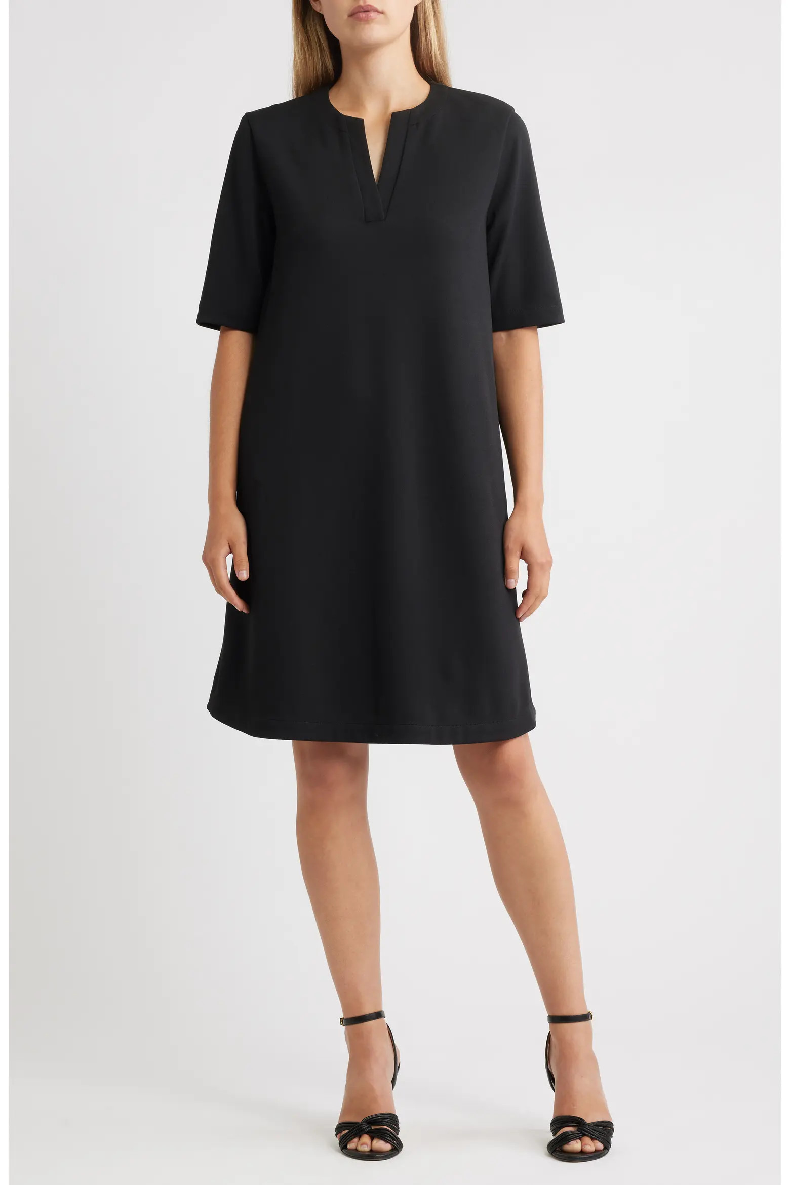 Stretch Crepe A-Line Dress (Women) | Nordstrom | Nordstrom
