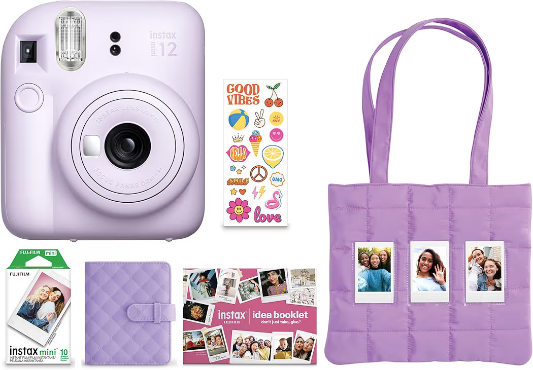 FUJIFILM Instax Mini 12 Holiday Bundle 2025 - Lilac Purple | Amazon (US)