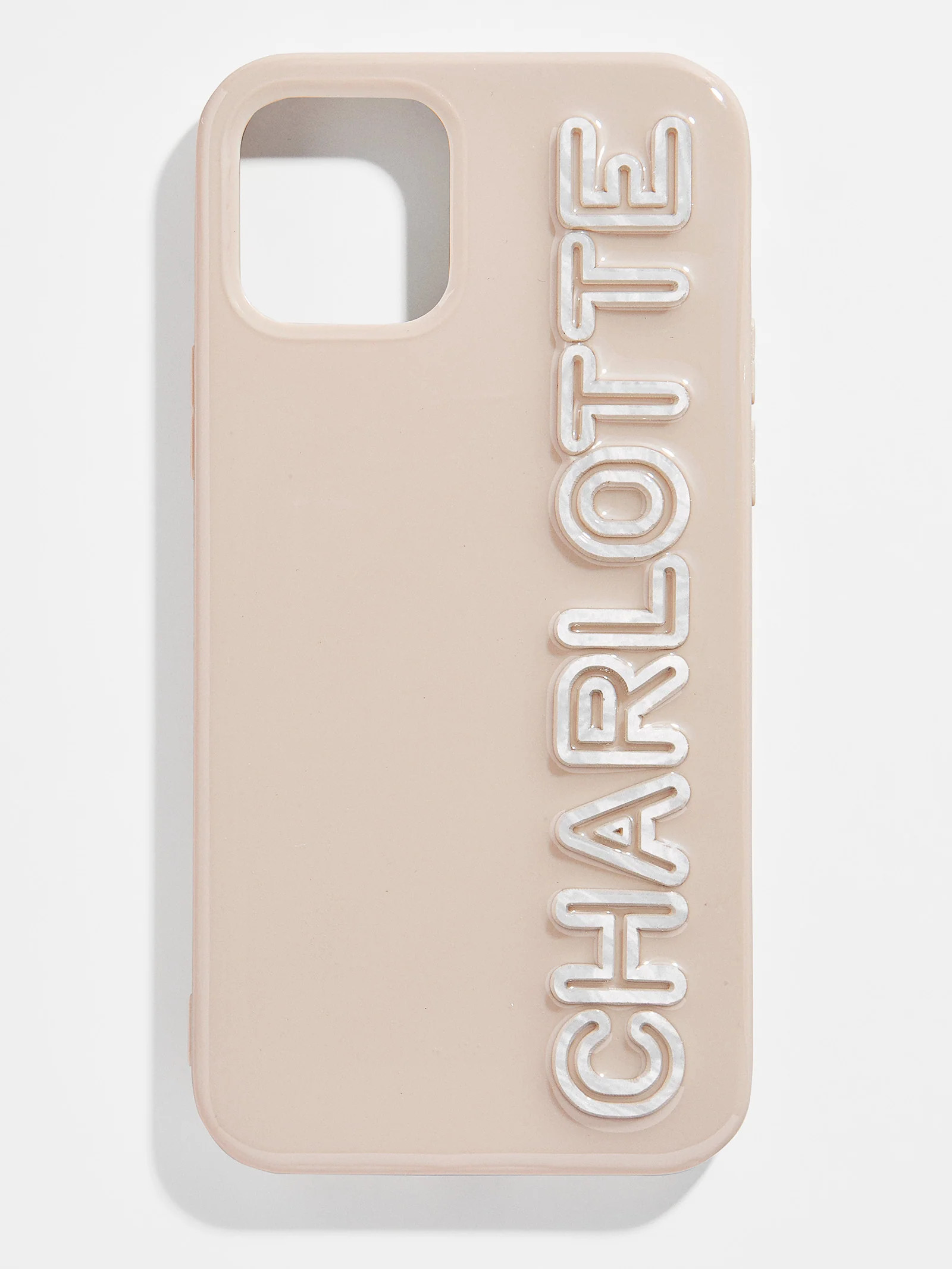 All the Beige Custom iPhone Case - Beige/White | BaubleBar