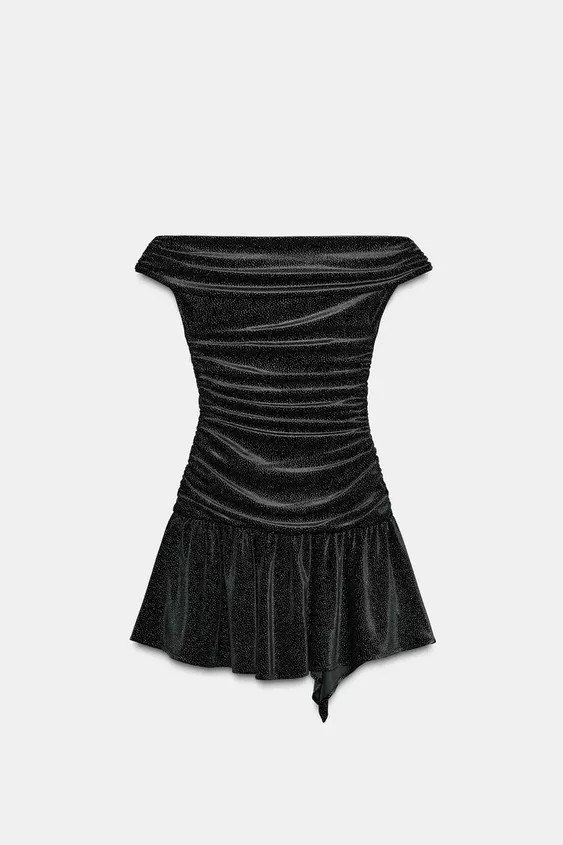 VESTITO MINI VELLUTO LUMINOSO | Zara IT