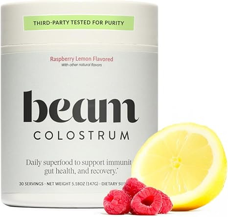 Beam Colostrum Powder – Gut Health, Immune Support & Recovery Supplement – 3g per Serving –... | Amazon (US)
